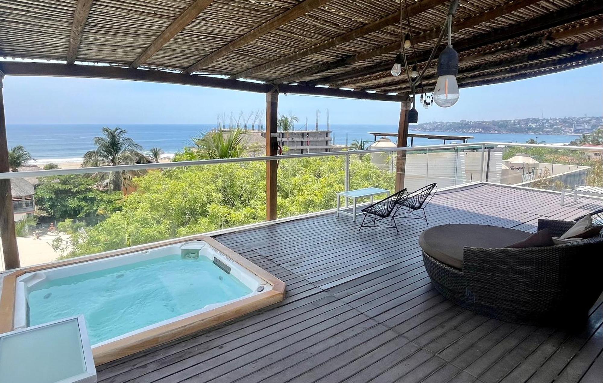 Hotel Aqualuna Cyclops Brisas de Zicatela 外观 照片